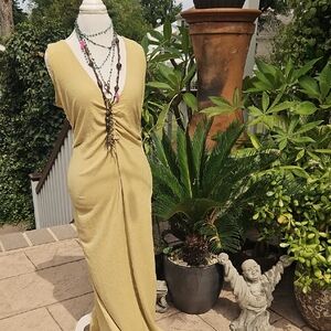 NWOT Free People Beach SunGold Maxi